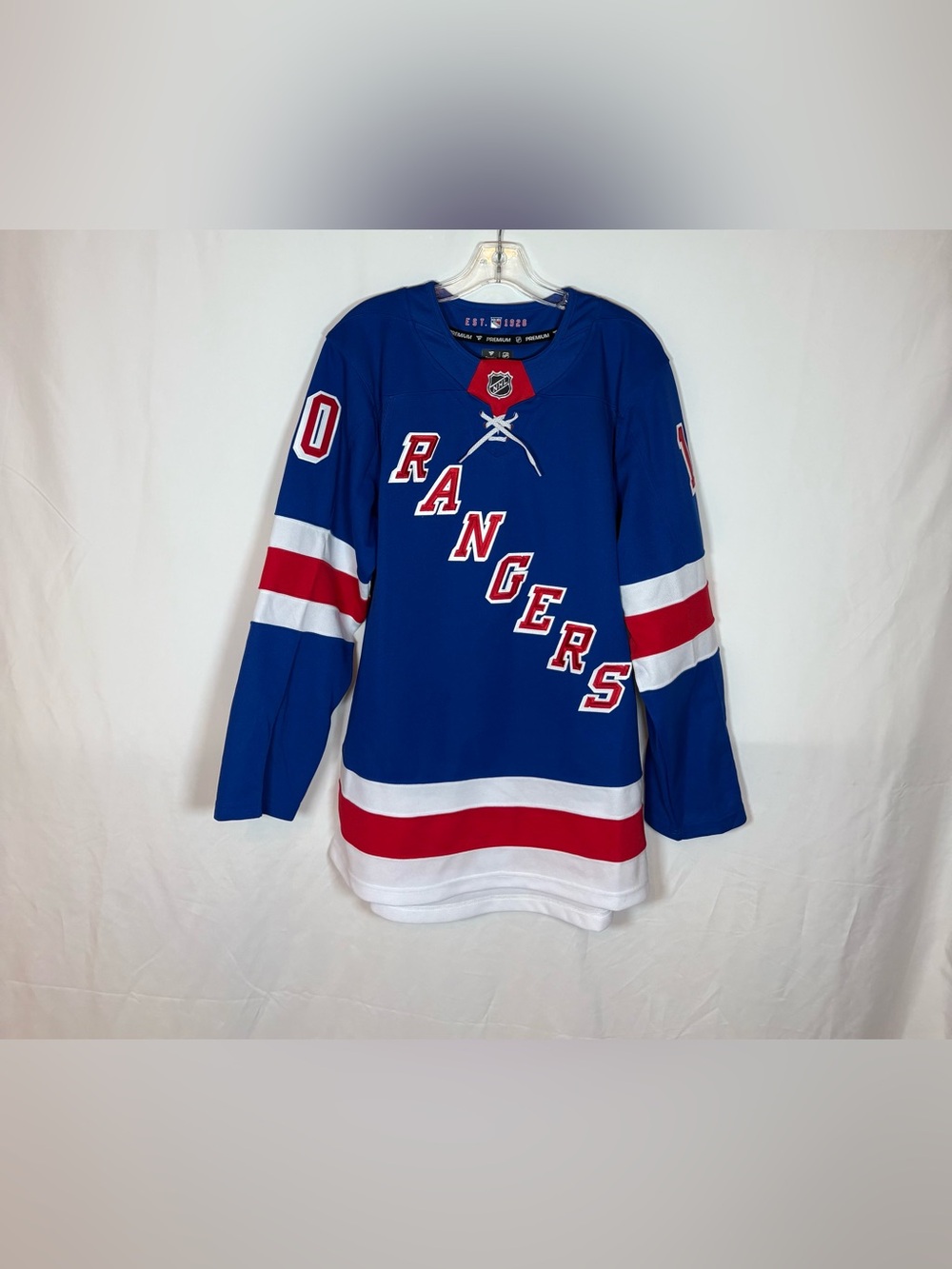 Fanatics New York Rangers #10 Panarin Blue Home Hockey Jersey Size 44